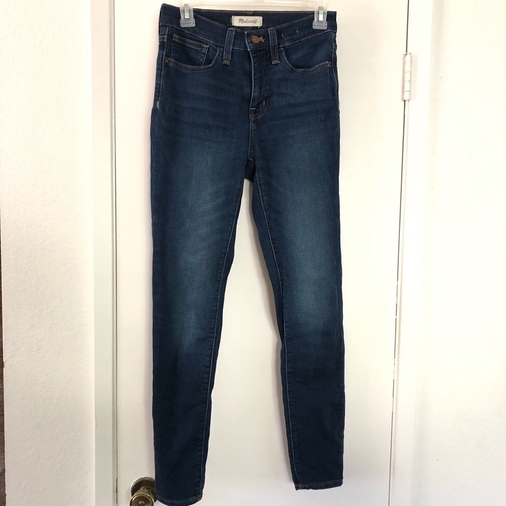 Madewell Dark wash skinny jeans